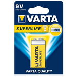 Baterie 9V, zinc-carbon, VARTA Super Life