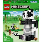 LEGO® LEGO® Minecraft - Refugiul ursilor panda 21245, 553 piese, LEGO®