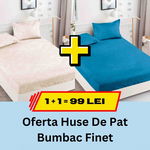 Pachet promotional 1 + 1 Husa de Pat Din bumbac Finet, LP-PPHBF-39, JOJO HOME