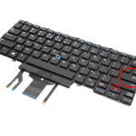 Tastatura Dell Latitude 5480 iluminata layout US fara rama enter mic DUAL POINTING, Dell