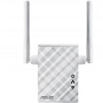 Wireless Range Extender Asus, N300, 2 antene externe, wall plug, multi- function, 1 port 10/100Mbps, Access Point / Range Extender / Access point/Media Bridge Mode, Signal indicator. One-touch LED light., 3.5mm audio output (internet Radio function), v.A