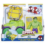 SPIDEY PRIETENII EXTRAORDINARI SET MASINUTA SI FIGURINA SI ACCESORIU HULK, HASBRO