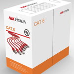 Cablu UTP Cat.6 Hikvision DS-1LN6-UE-W 305 metri