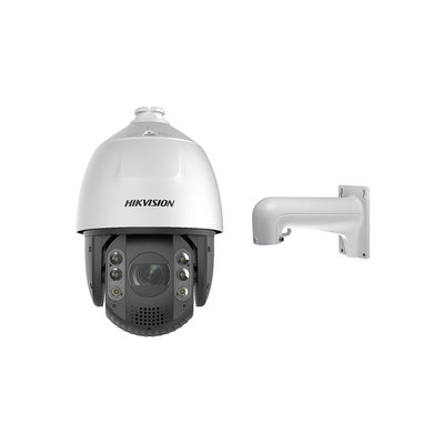 Camera supraveghere rotativa IP PTZ Speed Dome Hikvision Acusense DS-2DE7A432IW-AEB5, 4 MP, IR 200 m, 5.9 - 188.8 mm, motorizat, 32x, slot card, PoE, auto tracking + suport, HikVision