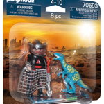 Playmobil - Set 2 Figurine - Dinozaur Si Cercetator, Playmobil
