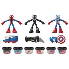 Set joaca cu accesorii - Marvel - 3 Eroi in actiune | Hasbro, Hasbro