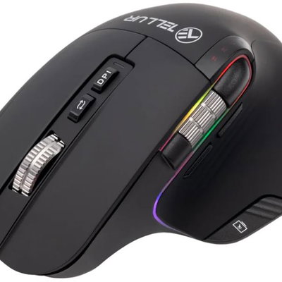 Mouse Tellur Shade TLL491261 – Mouse wireless Bluetooth, optic 1600 DPI, 3 butoane + scroll, negru