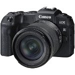 Aparat foto Mirrorless Canon EOS RP, Full-Frame, 26.2 MP, Negru + Obiectiv RF 24-105mm IS STM