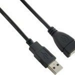 Cablu Lanberg, USB 2.0, AM/AF, 1.8, Negru, Lanberg