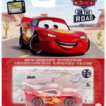Masinuta metalica Cars3 personajul Road trip Fulger McQueen, Mattel