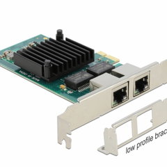 Placa PCI Express la 2 x Gigabit LAN Intel i350, Delock 88502, Delock