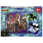 Ravensburger - Puzzle Dragons III, 3x49 piese