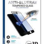 Folie Protectie Sticla Lemontti Anti-BlueRay LFSABRI13MBK pentru Apple iPhone 13 mini (Transparent/Negru), Lemontti