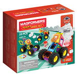 Joc de Constructie Magnetic Magformers - Giant Wheels - Monster Truck, 23 piese