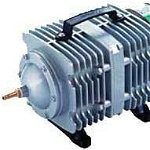 Pompa de aer electromagnetica pentru acvariu, 70L/min, inox, 25W, ACO-208/ACO-308/ACO-318, cu adaptor EU