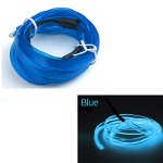 Fir Neon Auto "EL Wire" culoare Albastru, lungime 5M, alimentare 12V, droser inclus, AVEX