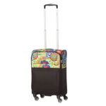 Troler Ella Icon Rio, Negru/Print, 55x36x21 cm, 41 L, 4 roti