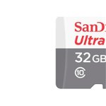 Card de Memorie SanDisk Ultra microSD, 32GB, Class 10, SanDisk