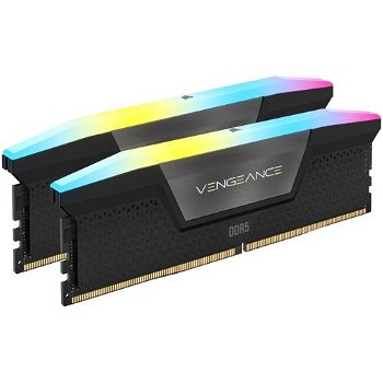 Memorie Corsair VENGEANCE XMP 3.0 2x24GB, DDR5, 7000MT/s, CL 36, RGB, Black Heatspreader, 1.4V