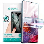 Folie Silicon Devia Antibacterian pentru Huawei Nova 9 (Transparent), Devia