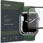 Folie protectie HOFI Hybrid Pro 0.3mm 7H compatibila cu Apple Watch 7 (41mm) Black
