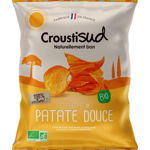 Chipsuri BIO din cartofi dulci, fara sare Croustisud, Croustisud