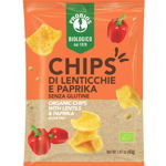 Chipsuri cu linte si paprika (fara gluten) BIO Probios - 40 g, Probios