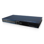 Switch rackabil UTP7224E-POE-L2 PoE+, 24 porturi, 400W, 12.8Gbps, fara management, Y OEM