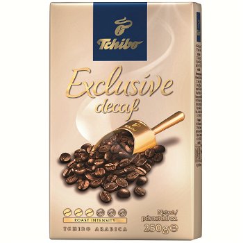 Cafea prajita si macinata decofeinizata 250g, TCHIBO Exclusive DECAF