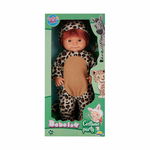 Papusa Bebelou in costum de zebra, Dollz n More, 40 cm, Dollz n More