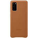 Husa Piele Samsung Galaxy S20 G980 / Samsung Galaxy S20 5G G981, Leather Cover, Maro EF-VG980LAEGEU