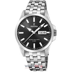 Ceas Barbatesc Festina Classics F20357/3 Argintiu Albastru