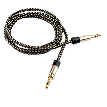 Cablu audio Tellur Jack 3.5mm Tata - Jack 3.5mm Tata, 1m, Auriu