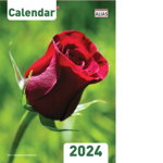 Calendar de perete 2024. Flori (A4), 