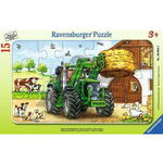 Puzzle Tractor La Ferma, 15 Piese