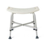 Scaun de dus, scaun de baie, Empria, rezistent pana la 250 kg, inaltime ajustabila 39-56 cm, sezut 51x30 cm