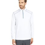 Imbracaminte Barbati The Normal Brand Seamed Performance 14 Zip Pullover White, The Normal Brand