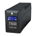 UPS TED Electric 700VA / 400W Line Interactive cu 2 iesiri schuko TED-700 UPS TED-700
