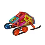 Joc de constructie magnetic - 56 piese, Bebeking