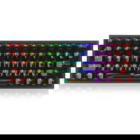 Tastatura Gaming Redragon Fizz RGB Transparent Switch Mecanica K617CTB-RGB