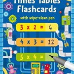 Carduri educativa de activitati "Times tables flash cards", 6 ani+, Usborne