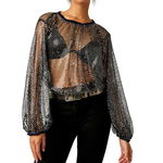 Imbracaminte Femei Free People Sparks Fly Top Black Combo, Free People