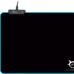 Mousepad White Shark LUMINOUS-XL, Margini Iluminate LED, Suprafata Textila, Baza Cauciucata Anti-Alunecare, Dimensiuni 80 x 35 x 0.3cm