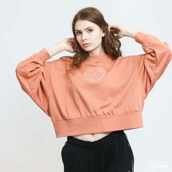 Nike W NSW Femme Crew FT Orange, Nike