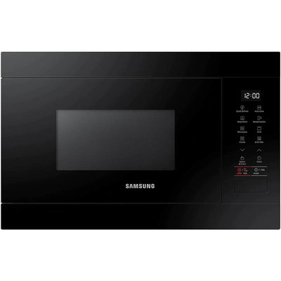Cuptor cu microunde incorporabil Samsung MG22M8254AK/E2, 22 l, 850 W, Dezghetare rapida, Pastrare la cald, Grill, Mod Eco, Interior ceramic, Negru
