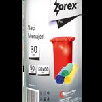 Zorex Pro Saci menaj verzi 30L 50buc/rola, Zorex