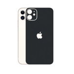 Set Folii Skin Acoperire 360 Compatibile cu Apple iPhone 11 (SET 2) - ApcGsm Wraps Color Black Matt
