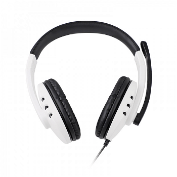 Casti de gaming DOBE stereo cu microfon si pernuțe pentru urechi Jack 3.5mm alb