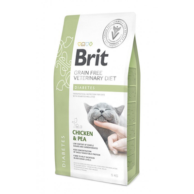 Brit Grain Free Veterinary Diets Cat Diabetes, 5 kg, Brit Veterinary Diets