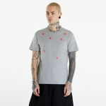 Comme des Garçons PLAY Short Sleeve Logo Print T-Shirt UNISEX Grey, Comme des Garçons PLAY